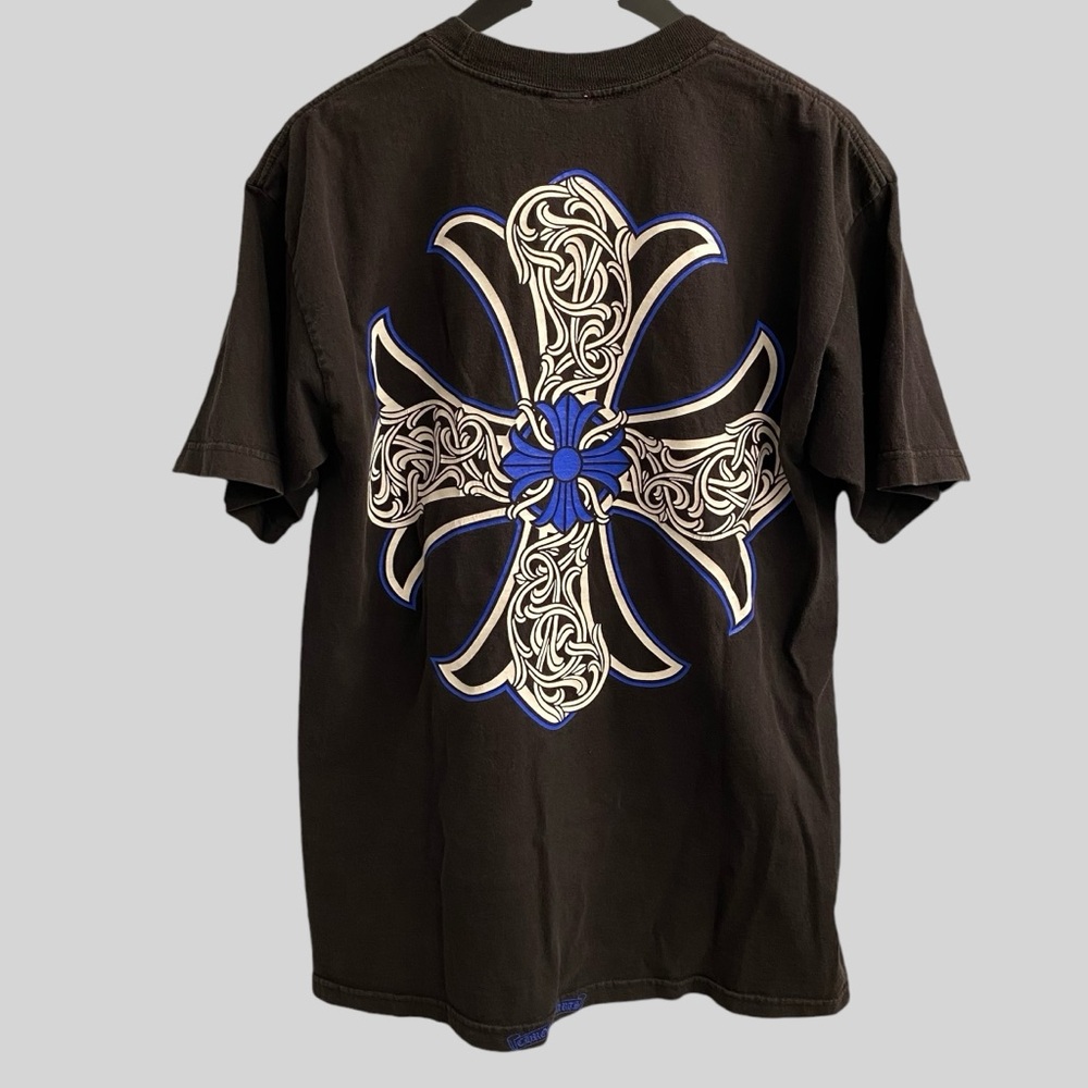 Vintage Chrome Hearts Cross Logo Pocket Tee Y2K 2000’s